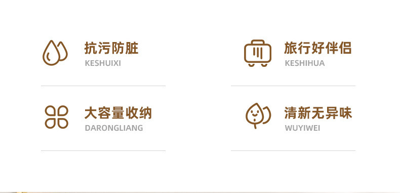 跨境现货新款手提包化妆包便携式透明大容量双层网纱洗漱收纳包袋详情3