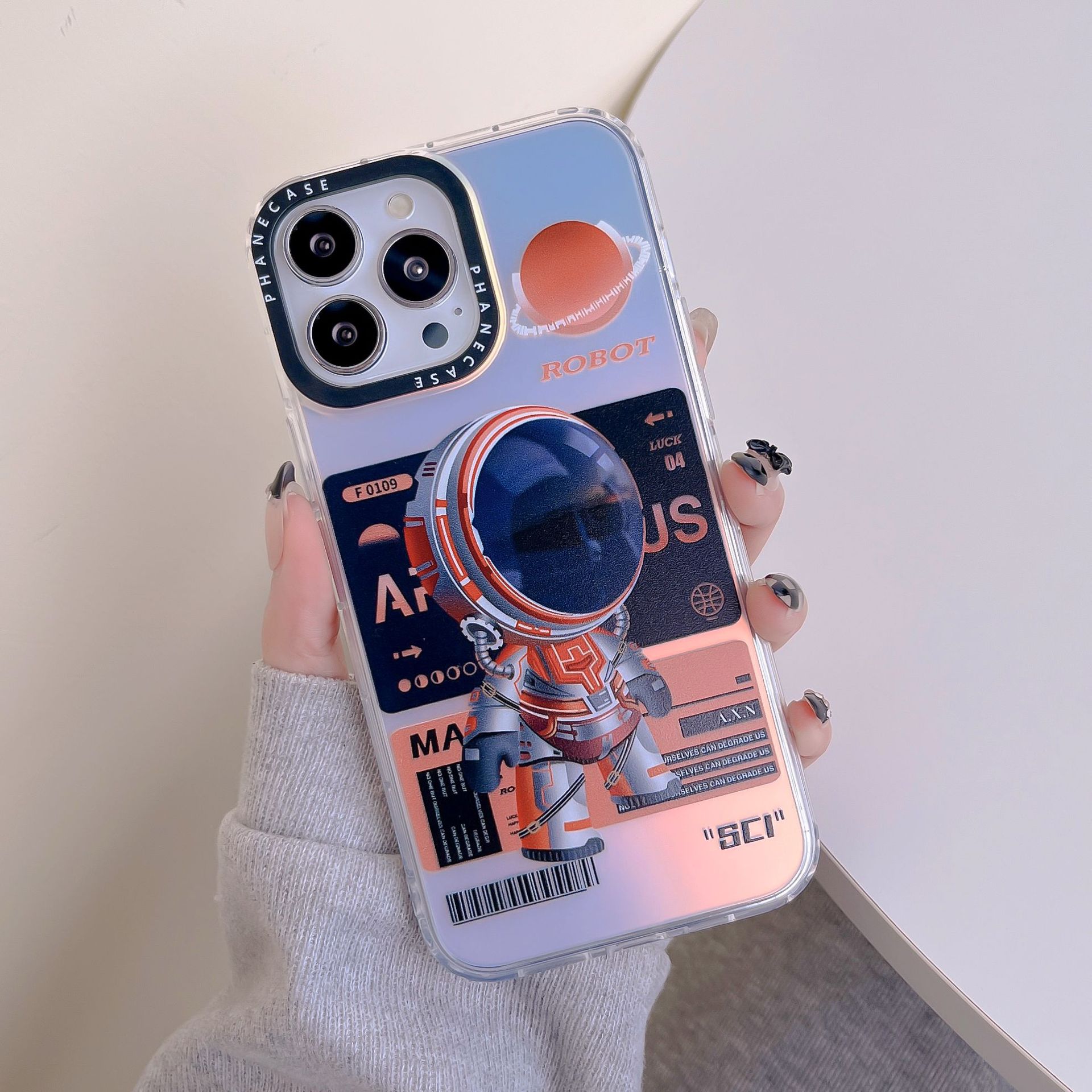 Laser Cartoon 14 is suitable for iPhone14Promax and iPhone 13Pro phone cases. 12 Personalized and 11 shockproof XSMAX pic 17