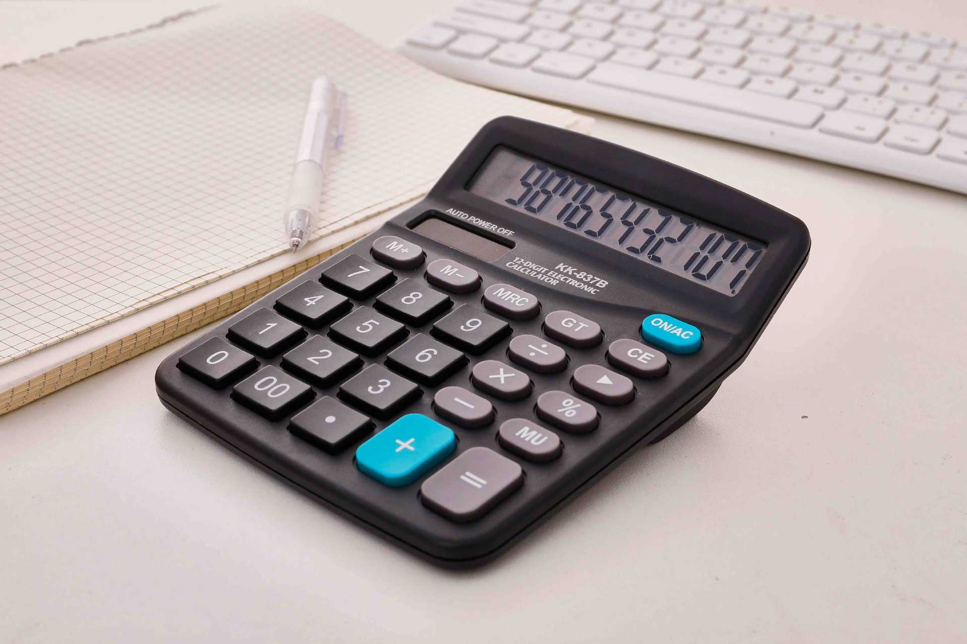 Solar dual-power student color computer 837B calculator wholesale office supplies pic 5