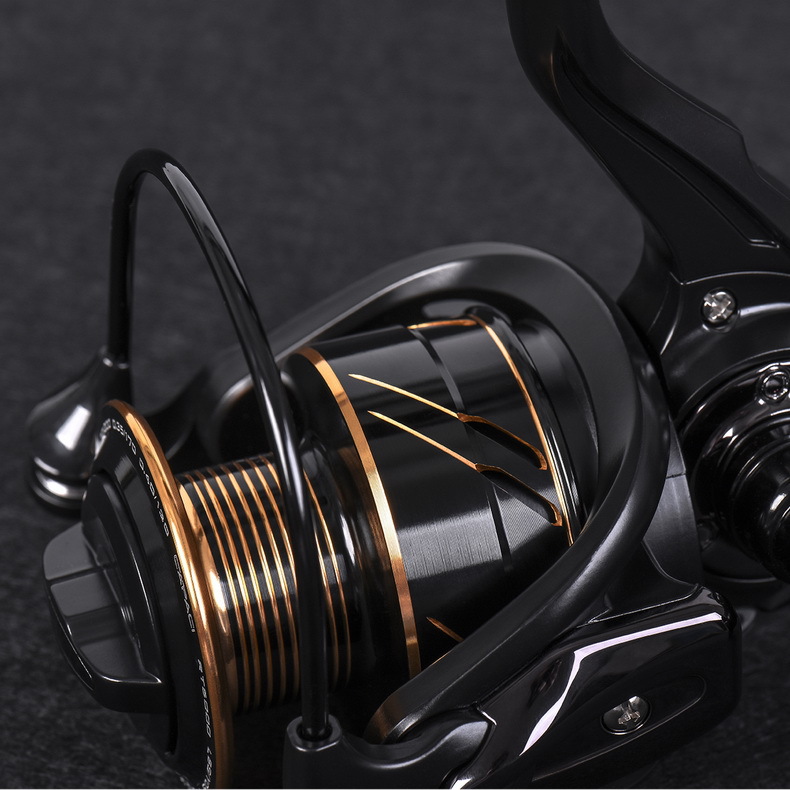 28019 CAPACI [RT Series Spinning Wheel] Metal swing arm line cup fishing reel, sea fishing gear pic 9