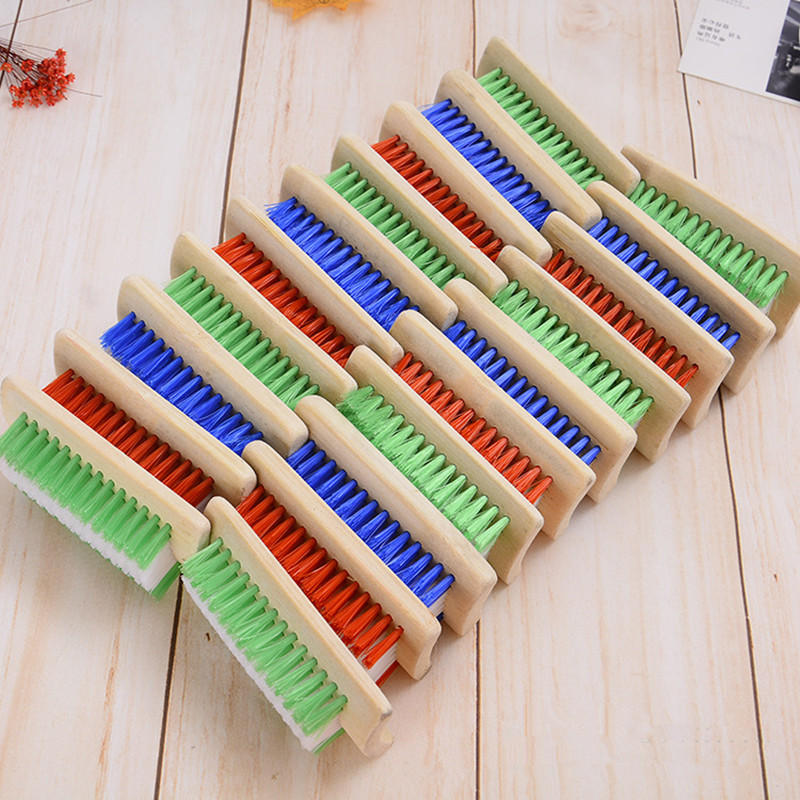 Wholesale two-yuan small general merchandise: bamboo shoe brushes, square shoe brushes, and cleaning brushes pic 3