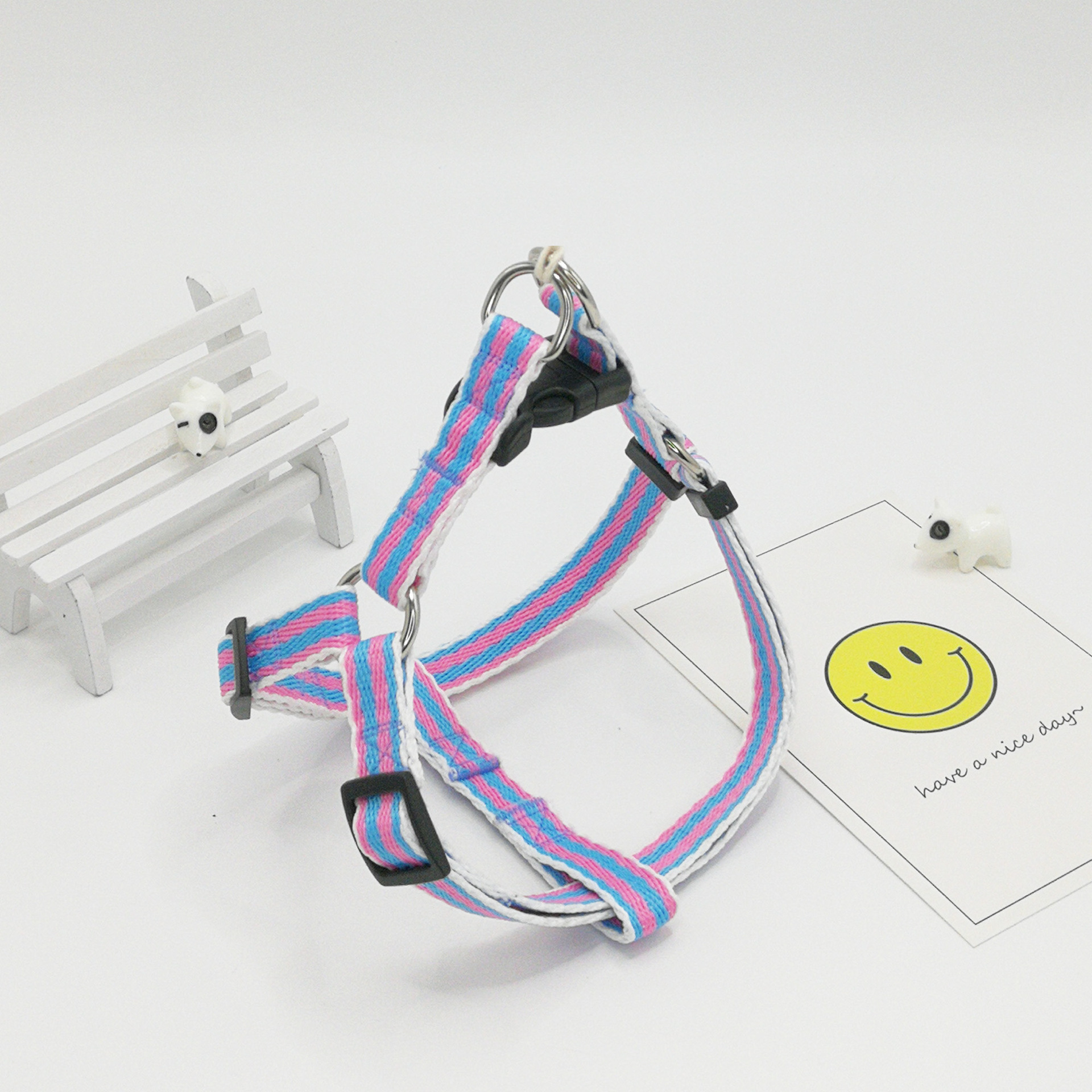 宠物狗狗牵引绳可调节胸背带项圈防爆冲狗绳批发小型犬中型犬狗链详情17