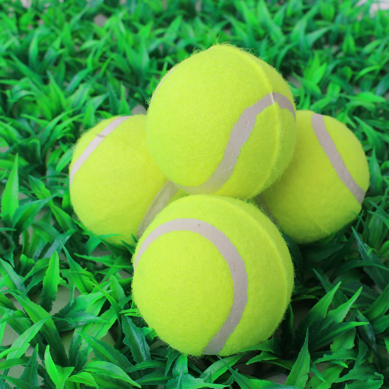 Pet tennis toys, micro-elastic rubber balls, dog biting and throwing training interactive tennis toys, training supplies pic 9