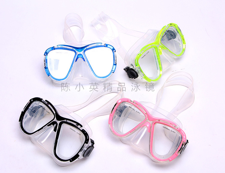 Wholesale of high-end silicone diving goggles, game diving masks, tempered glass diving goggles and diving masks pic 4