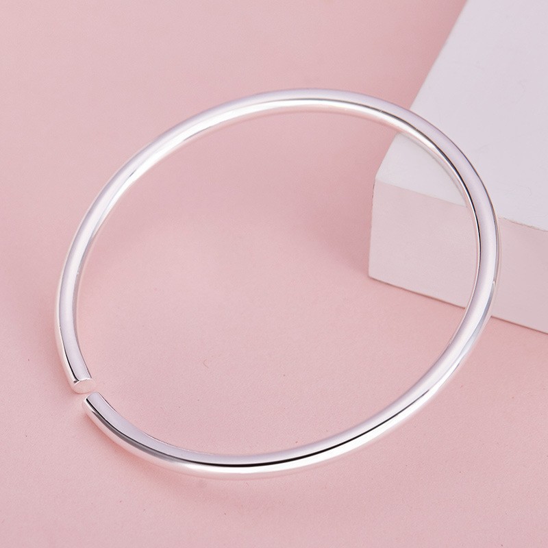 Circular meteor shower silver-plated bracelet, a simple and youthful silver jewelry bracelet with an ins design sense for women, as a gift for your girlfriend pic 49