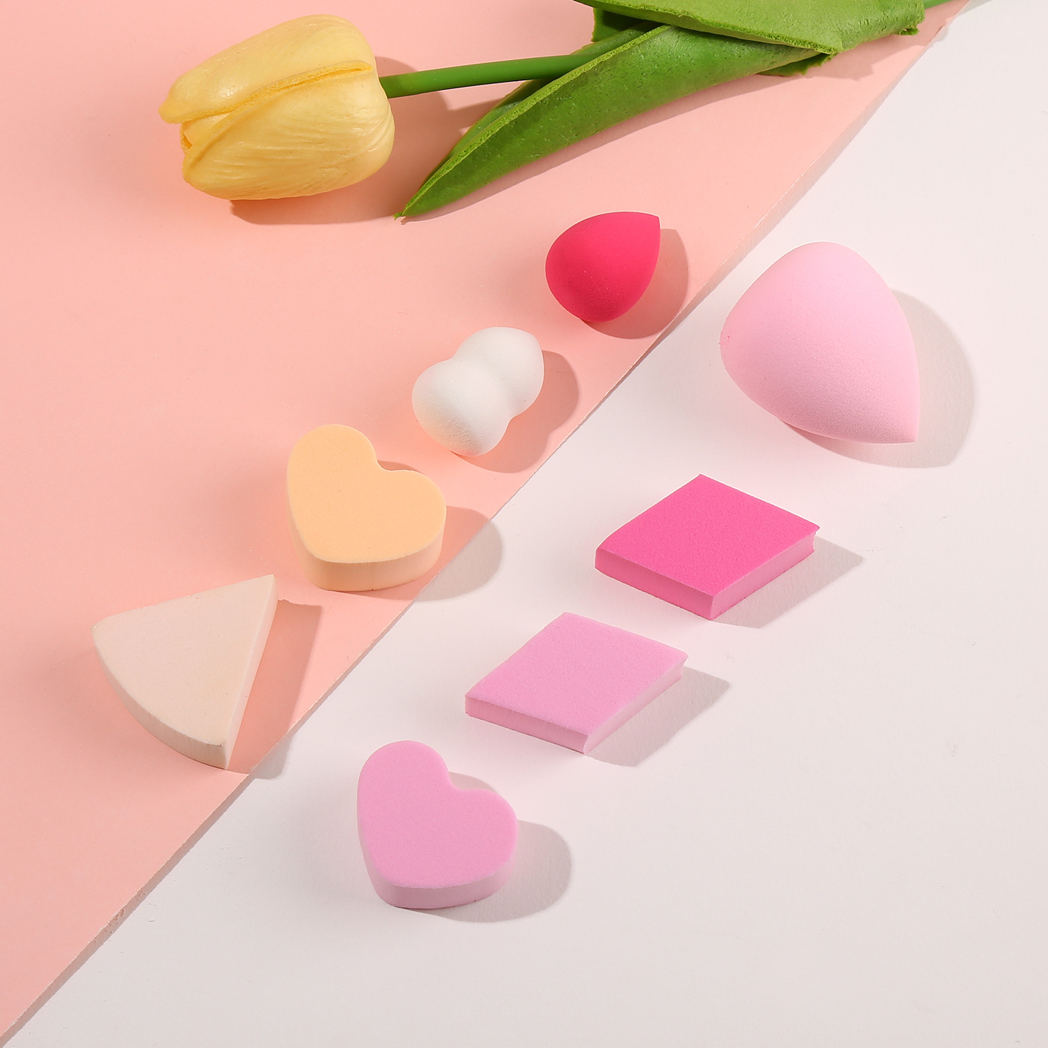 厂家供应多规格干湿两用粉扑乳胶粉扑彩妆工具美妆工具气垫粉扑详情2