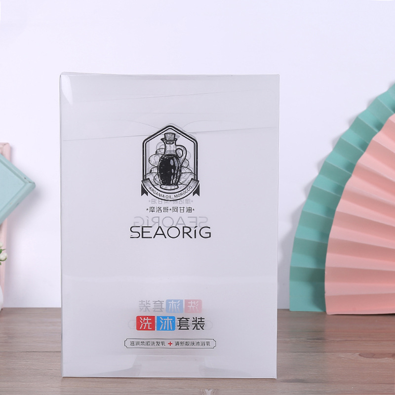 Wholesale pvc transparent plastic packaging boxes, color-printed pet frosted folding boxes, gift packaging boxes, and customizable patterns pic 13