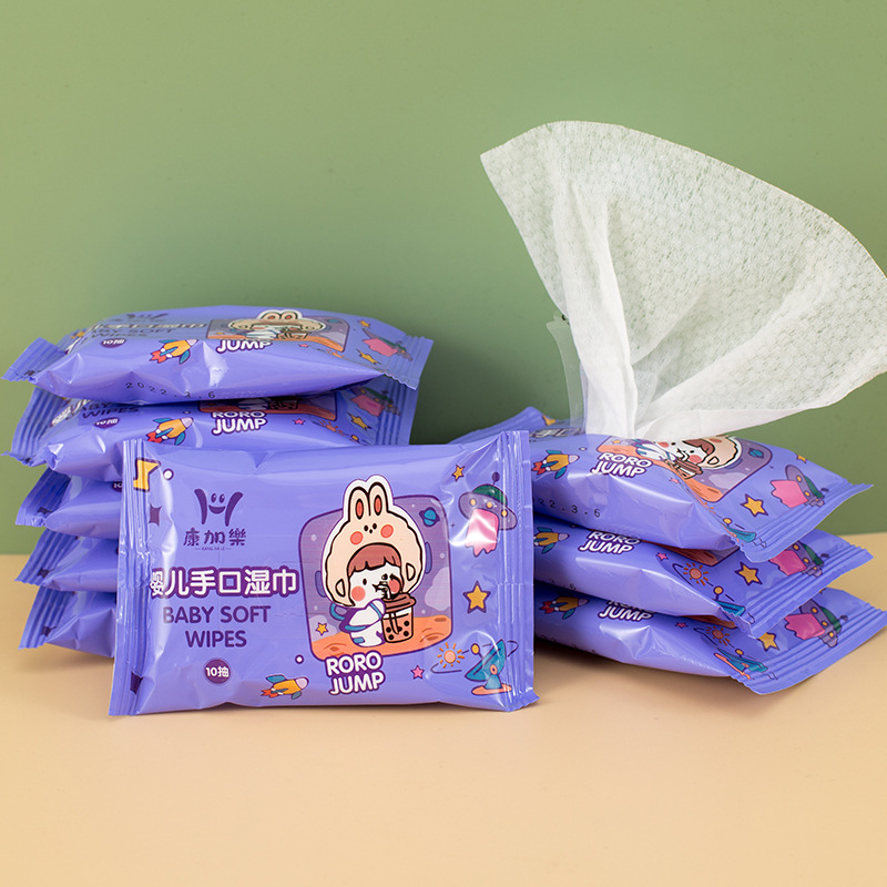 Nuevo paquete pequeño independiente toallitas húmedas limpieza de bebé y niño toallitas de papel húmedas boca de mano productos de cuidado al aire libre toallitas de papel húmedas para madre y bebé pic 7