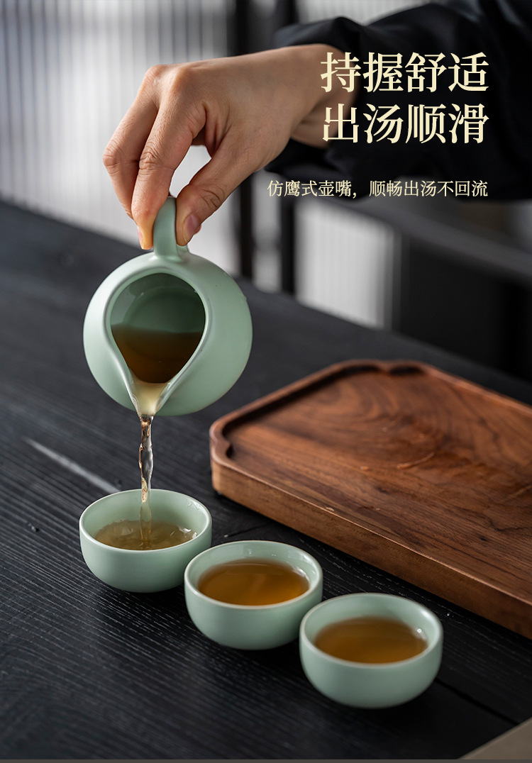 汝窑茶具套装家用办公泡茶壶4S店礼品公司年会商务礼品伴手礼logo详情12