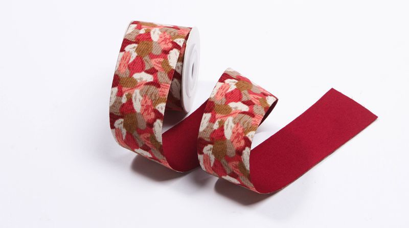 Single-sided floral English polka dot twill printed webbing DIY bow hair accessory shoelaces top hat decoration pic 12