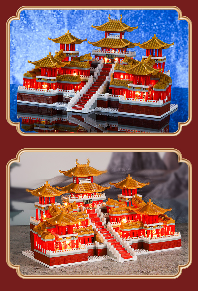 Bloques de lego compatibles juguetes para niños ahanggong desarrollo intelectual para adultos de alta dificultad 10000 piezas tipo enorme pic 9