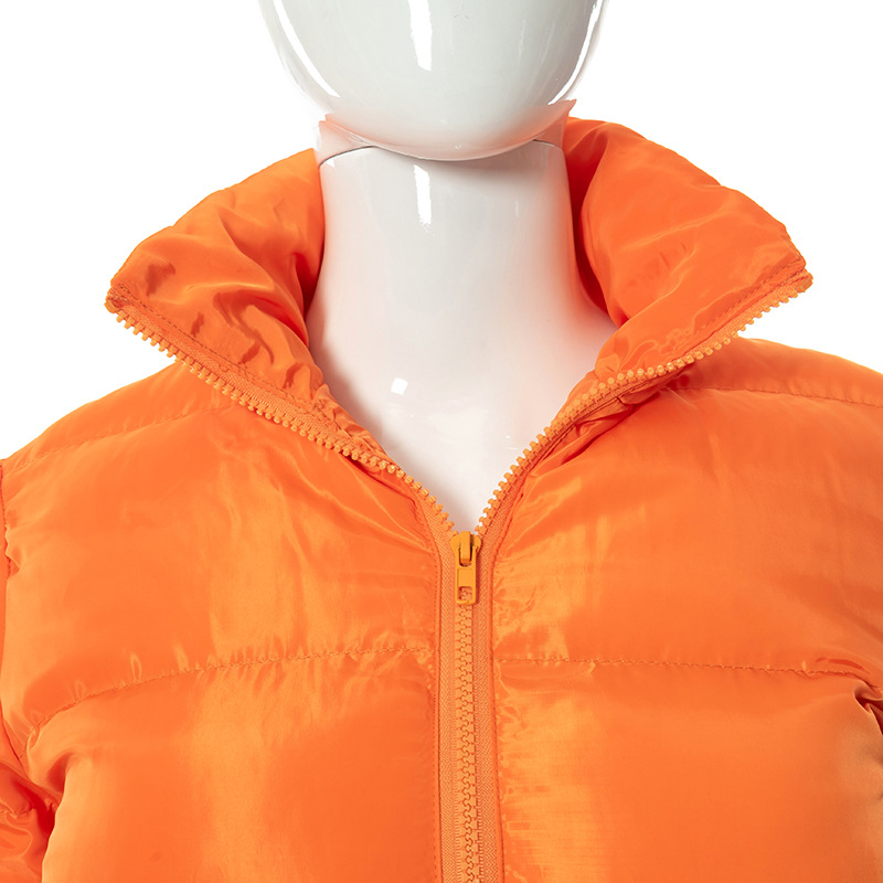 A20504T europa y américa 2021 otoño invierno moda nuevo estilo manga larga cardigan cuello alto caliente pan abajo chaqueta mujeres pic 17