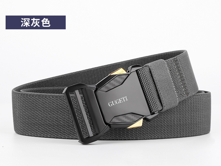 男士战15弹力战术腰带简约高级感运动皮带时尚百搭休闲男士腰带详情17