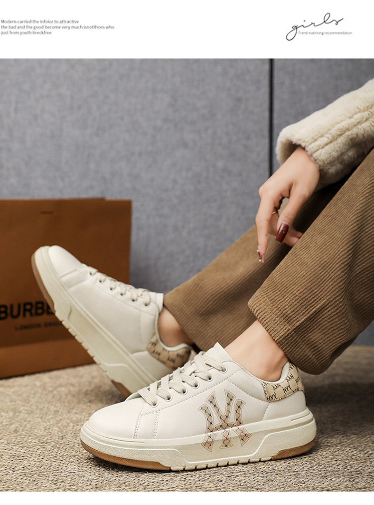 跨境小白鞋女款秋季高级感厚底轻便板鞋女百搭配裙子运动休闲鞋男详情14