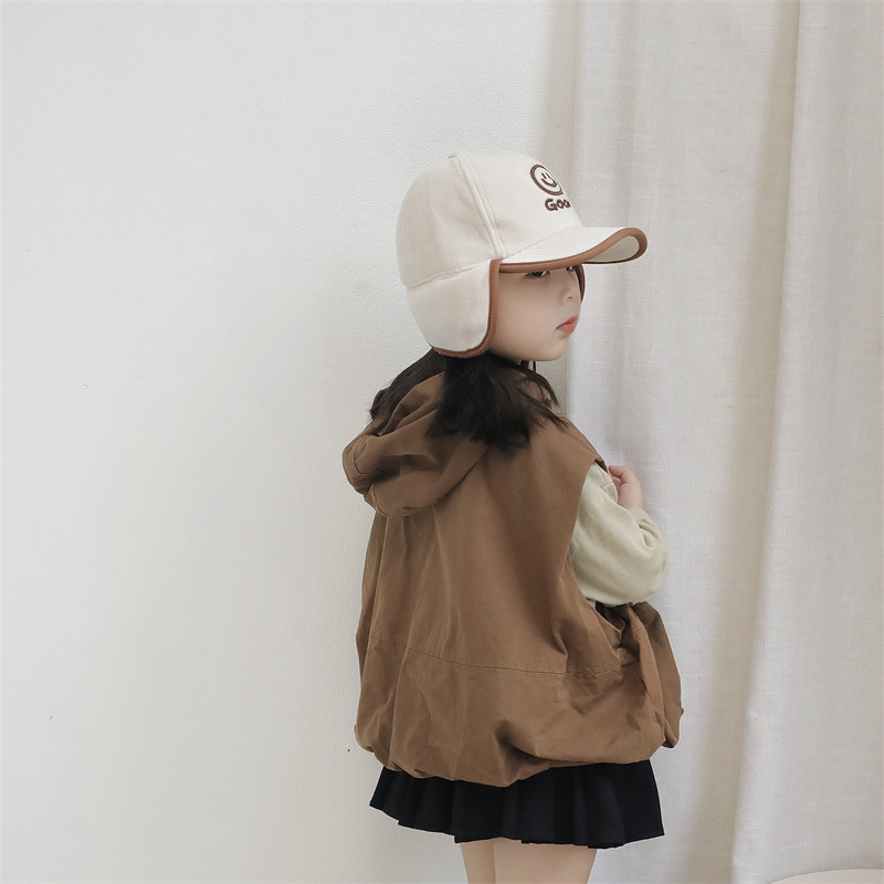 儿童帽冬男童毛呢加绒护耳雷锋帽宝宝鸭舌帽保暖棒球帽韩版学生潮详情21