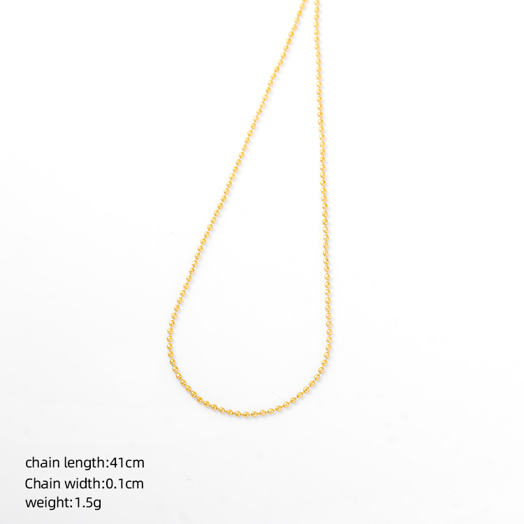 Factory direct sales, cross-border exclusive, simple and versatile snake bone necklace, high-end and light luxury style, a popular photo-taking necklace pic 8