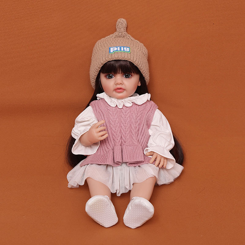 50厘米硅胶超软Q弹宝宝 仿真婴儿重生娃娃 新生儿模特跨镜出口详情13