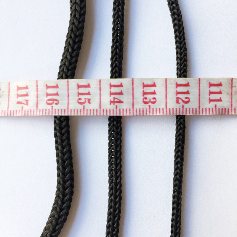 厂家批发加工鞋带帽绳可按要求裁剪长度 丙纶圆绳 黑色 白色 PP绳详情5