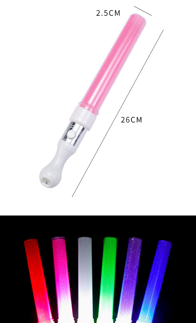 演唱会荧光棒 LED发光手棒道具短棒闪光棒酒吧助威厂家荧光棒批发详情10