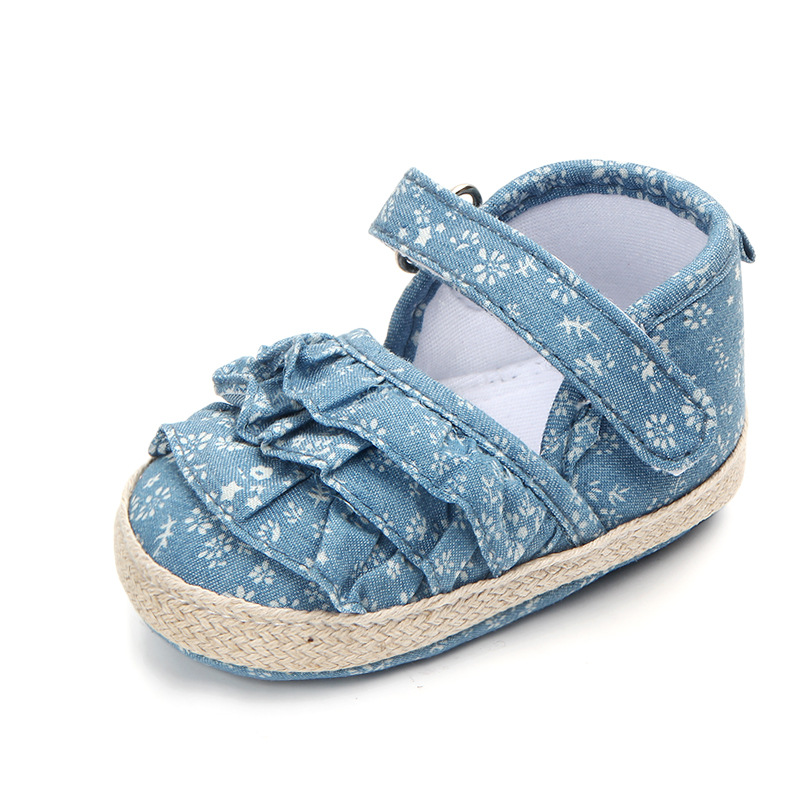 Autumn lace baby shoes, soft-soled baby shoes, learning shoes, indoor anti-slip factory direct sales 0968 pic 4