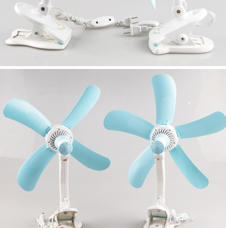 可出口五叶小夹扇学生风扇办公室宿舍用详情4