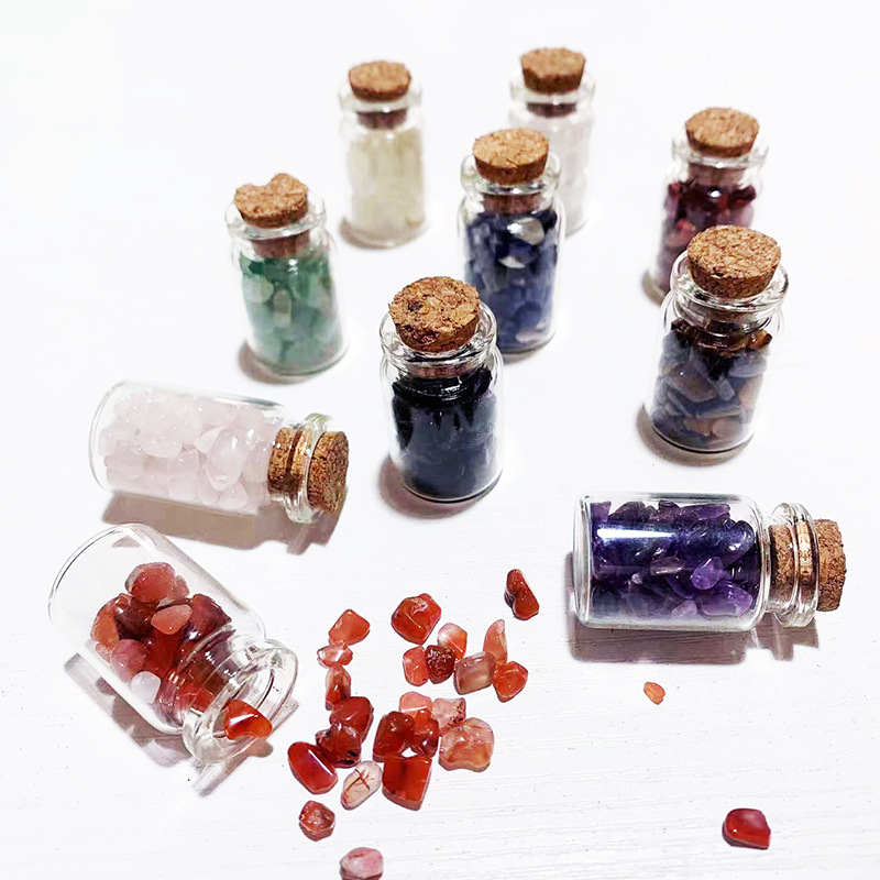 天然水晶碎石消磁石消磁碗 水晶手链饰品净化消磁容器收纳盒摆件详情5