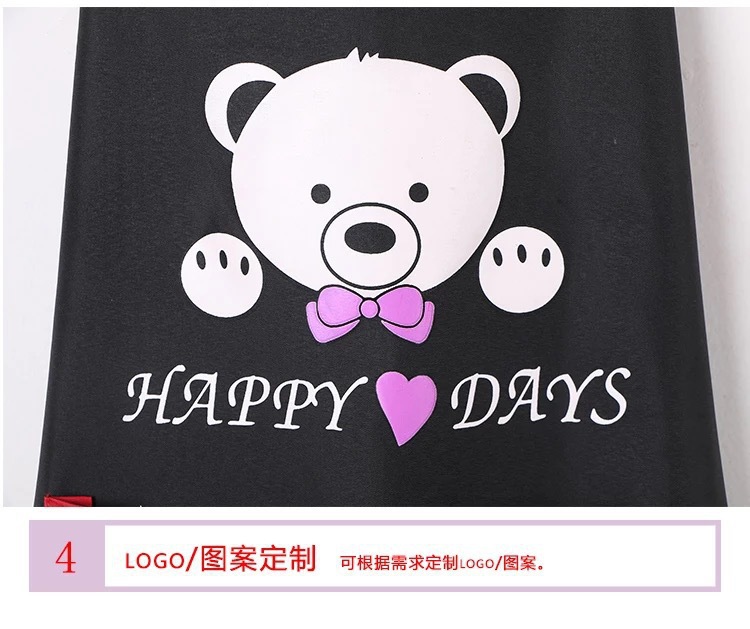 [LOVELY HOME] [holding ja] venta directa de fábrica al por mayor nueva cocina impermeable para hombres y mujeres dibujos animados delantal Logo publicidad delantal PVC pic 4