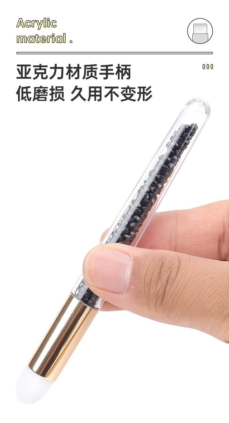 Wholesale eyelash extension cleaning brushes, nose wash brushes, acne removal blackheads, pore cleaning brushes, diamond mousse brushes, shanilak pic 6