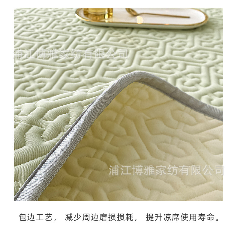 New Thai three-piece set, cool, Muji, machine-washable, air-conditioned, latex mat, breathable and skin-friendly, factory wholesale pic 19