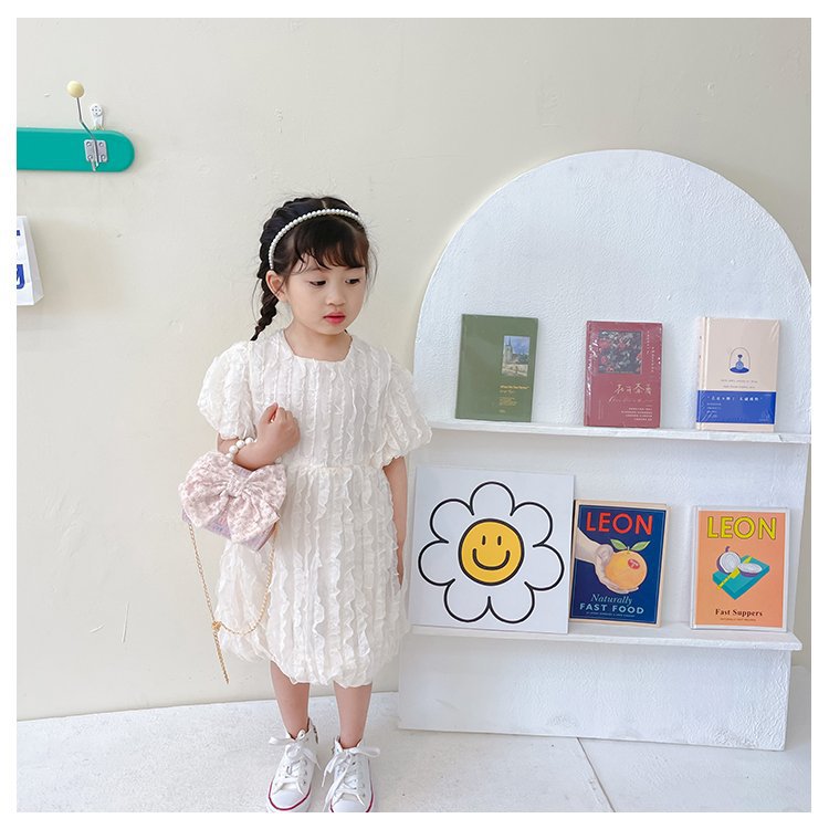 可爱女童斜挎包小香风时尚儿童手提斜背包包公主淑女珍珠包单肩包详情6