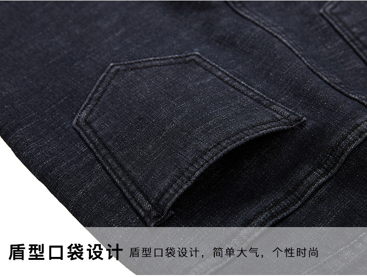 Winter fleece jeans for women, high-waisted, thick and warm Korean-style elastic slimming outerwear, small leg pants factory direct sales pic 40