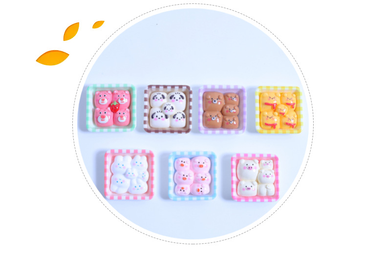 diy shiny animal plates, cream glue, homemade phone case materials, refrigerator stickers, resin accessories wholesale pic 3