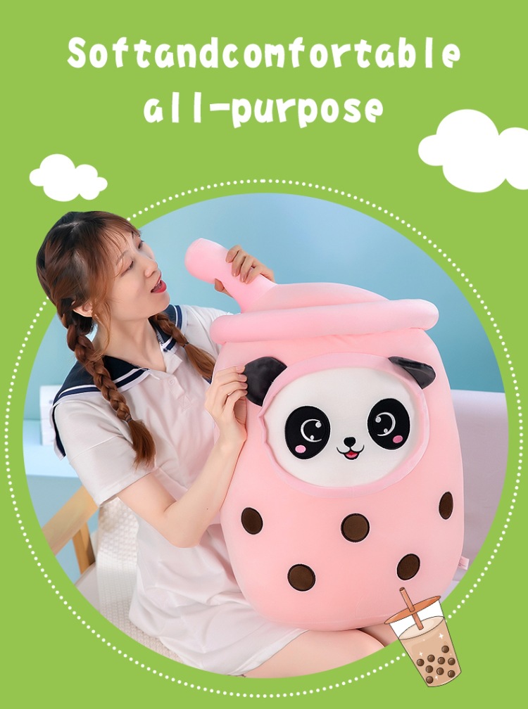 Simulated fruit milk tea cups, cushions, plush toys, large bubble milk tea dolls, stuffed toys, cross-border foreign trade gifts pic 2