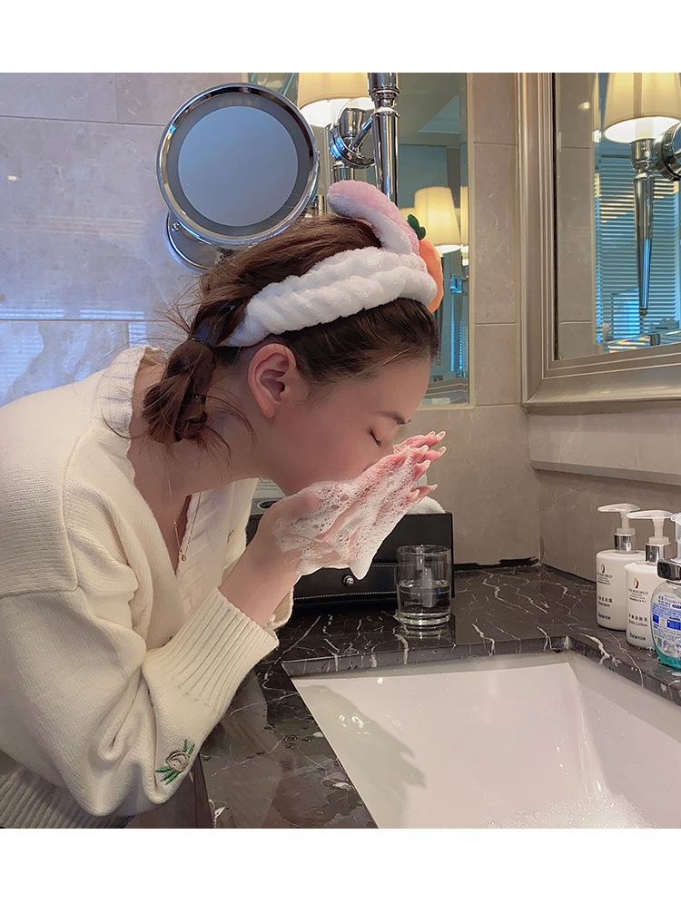 洗脸专用束发带男敷面膜捆发箍男士头巾压发男生头套窟头箍女发卡详情39