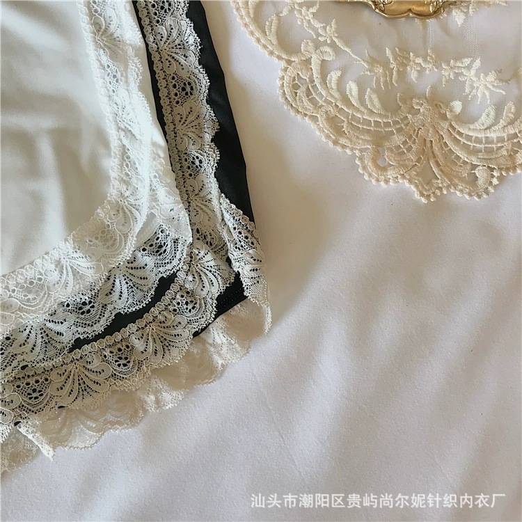 Summer anti-glare safety pants with lace edges and leggings. Women can wear high-waisted anti-glare pants on the outside and safety shorts on the inside pic 15