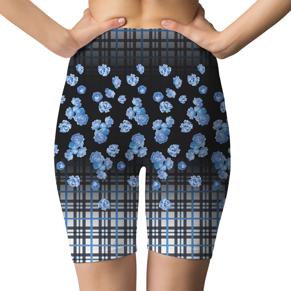 New 3D digital printed starry sky sports yoga capri shorts for cross-border Amazon from Europe and America. Please provide the printed image pic 13