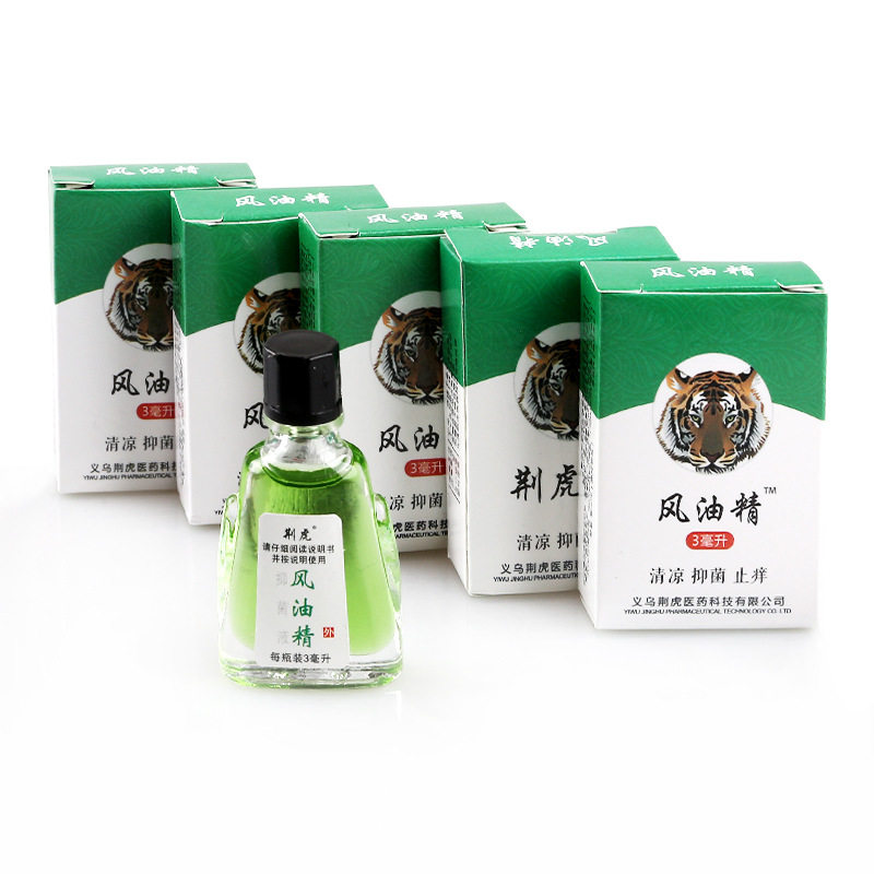 3/6/12ml Jinghu brand Wind Oil Essence Roll-on Cooling Oil Wanjin Tiger Head Refreshing and Invigorating Factory Wholesale pic 15