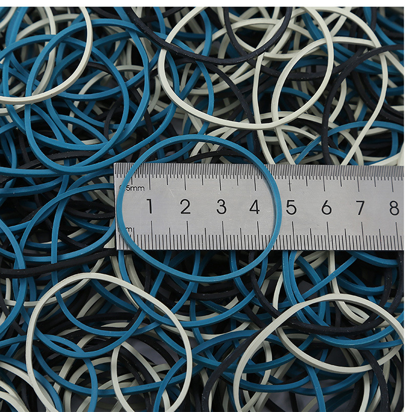 厂家直营天然橡胶橡皮筋高弹耐用皮筋办公用品黑白兰橡皮筋批发详情9