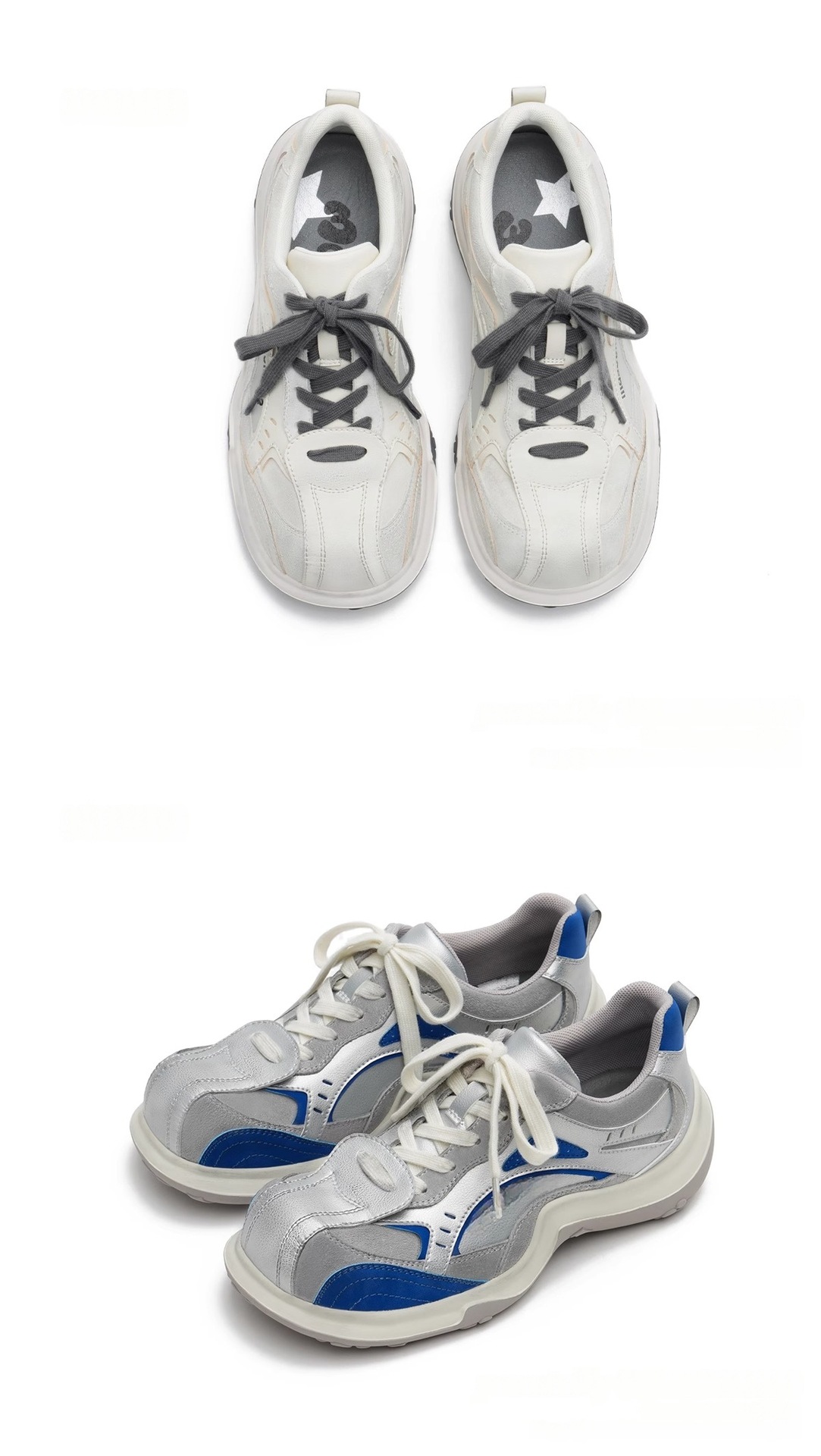 马速主义2025新款小众设计ins潮萌爪鞋女春厚底运动鞋休闲大头鞋详情15