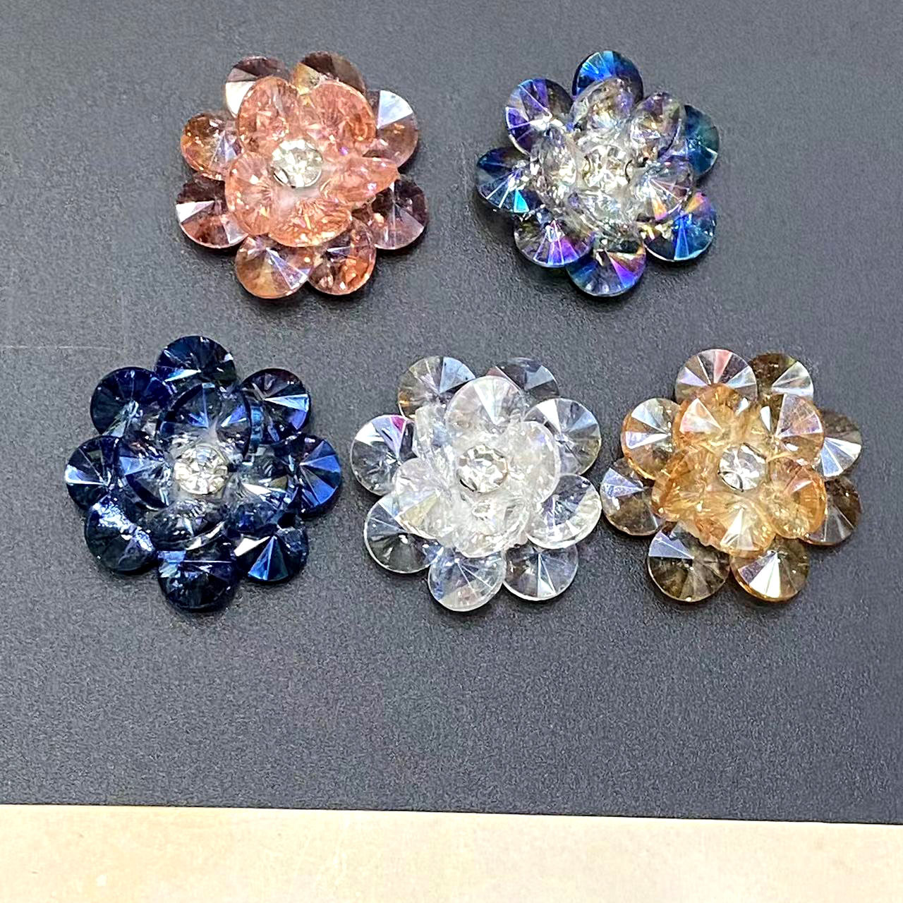 水晶手工花发饰配件鞋子帽子服饰辅料配件发箍发夹配件  厂家直批详情4