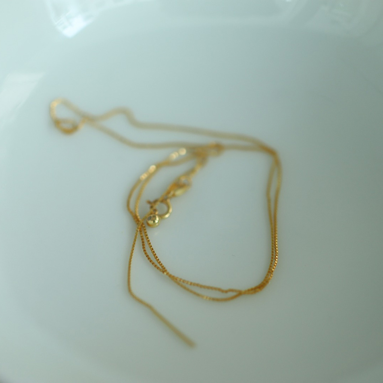 925 silver gold-plated positioning bead box chain universal necklace adjustable length DIY accessories wholesale with pins adjustable pic 7