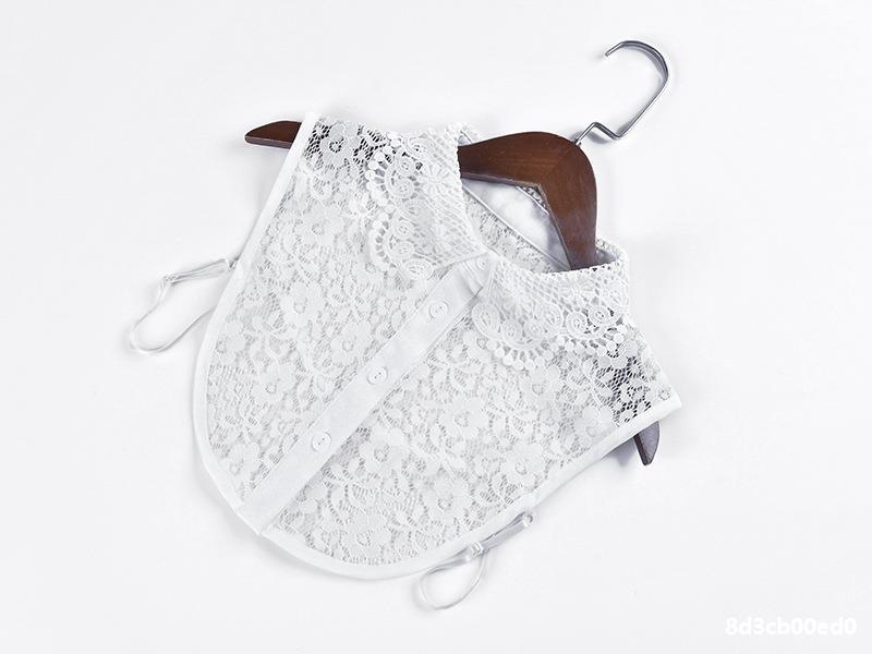 四季百搭假领子女时尚蕾丝刺绣花边装饰衬衫领子女式雪纺假衣领子详情19