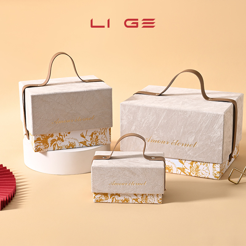 Wholesale hand-held souvenir gift boxes, wedding candy boxes, wedding Instagram Mid-Autumn Festival gift boxes, empty boxes, velvet gift boxes pic 12