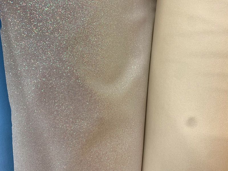 Polyester stretch fabric, toy fabric, seven-color powder headwear, hair accessory, bag fabric, Gree magic color laser fabric pic 11