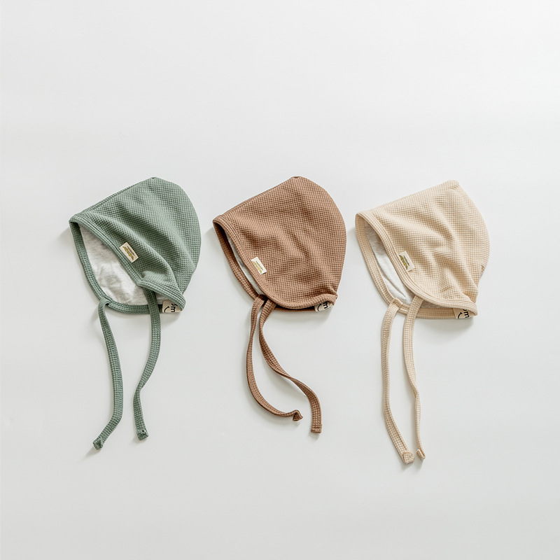 6 meses hombres y mujeres bebé orejeras gorra 3 bebé bebé bebé algodón caliente pneu gorra primavera otoño fino halógeno sombrero pic 9