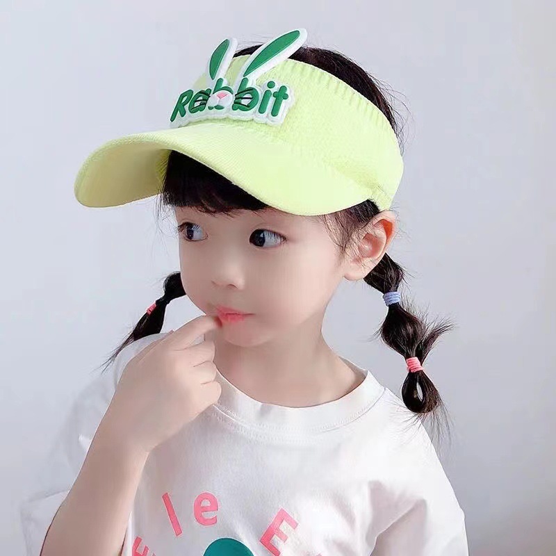 儿童防晒帽夏季鸭舌遮阳帽空顶帽男女童防紫外线防晒详情7