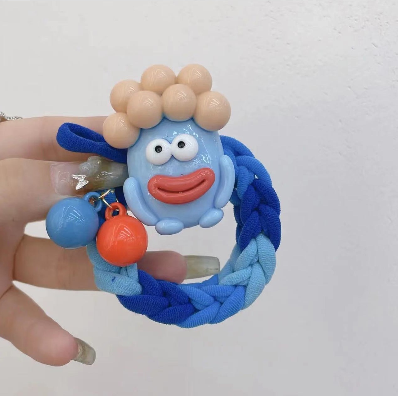 超可爱香肠嘴发圈儿童少女发绳女2023新款高弹力耐用不伤发橡皮筋详情14