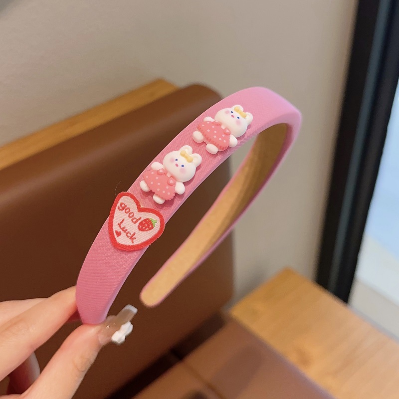 韩国儿童发箍甜美小女孩碎发卡头饰女童卡通头箍防滑不勒头发饰品详情9