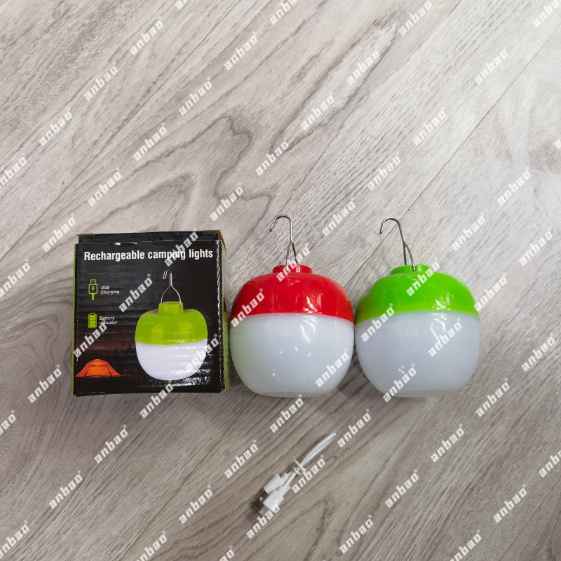 LED rechargeable bulb light, night market and street stall lighting, household power outage emergency bulb, outdoor camping lighting bulb pic 1