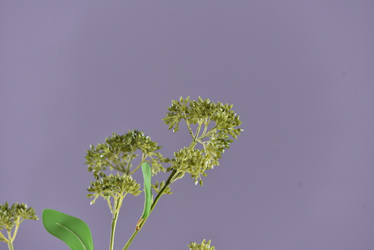 Artificial flower bouquets, flower arrangements, green plants, Dingding grass, artificial flowers, living room ornaments, decorative items, plastic flowers, photography props, silk flowers, artificial plants pic 21